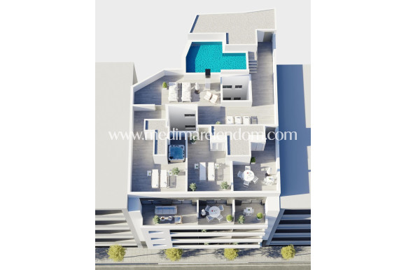 Nybygg - Penthouse - Torrevieja - Centro