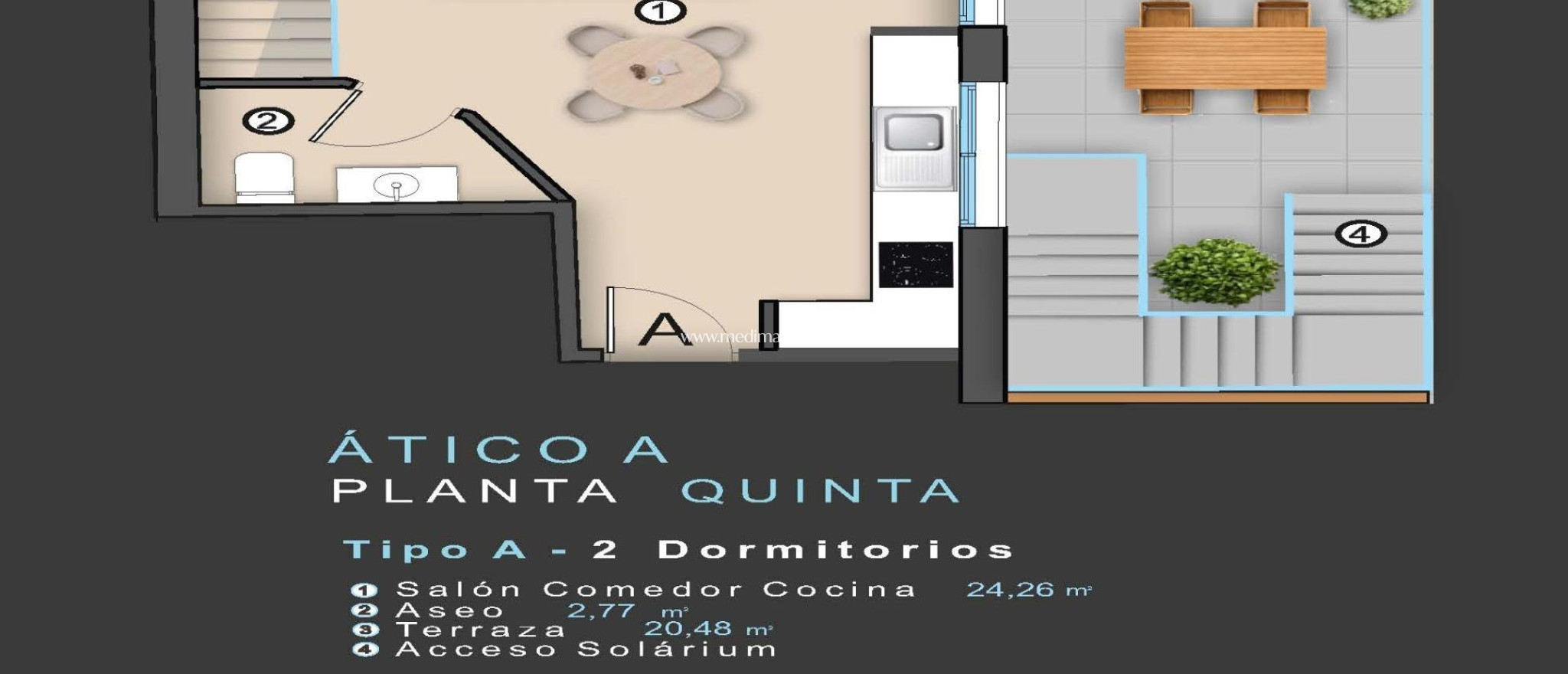 Nybygg - Penthouse - Torrevieja - Centro