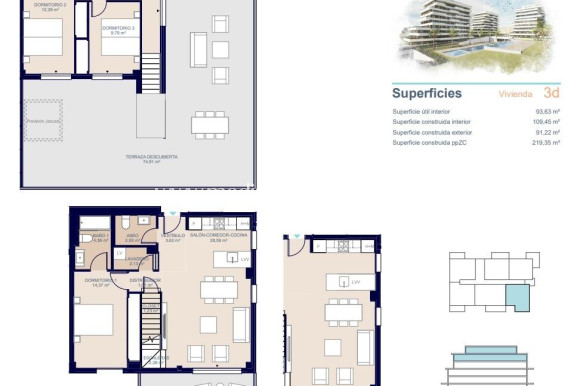 Nybygg - Penthouse - Villajoyosa - Playa del Torres