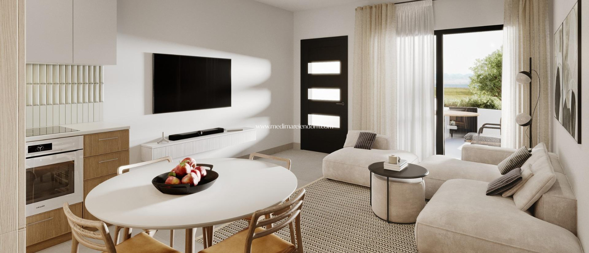 Nýbygging - Bungalow á efstu hæð - Puerto de Mazarron - Playa Negra