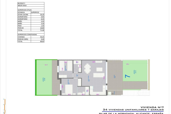 Nýbygging - Bungalow - Pilar de la Horadada - pueblo