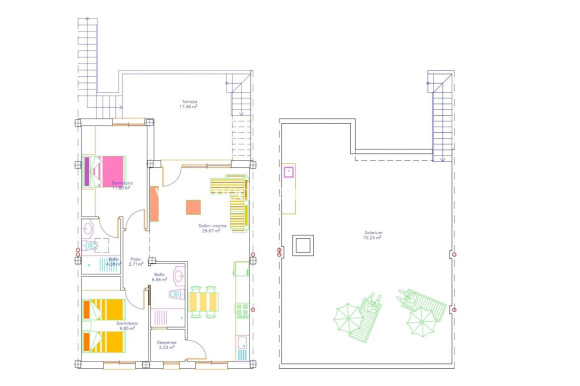 Nýbygging - Bungalow - San Javier - pueblo