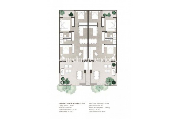 Nýbygging - Bungalow - San Pedro del Pinatar - Las Esperanzas