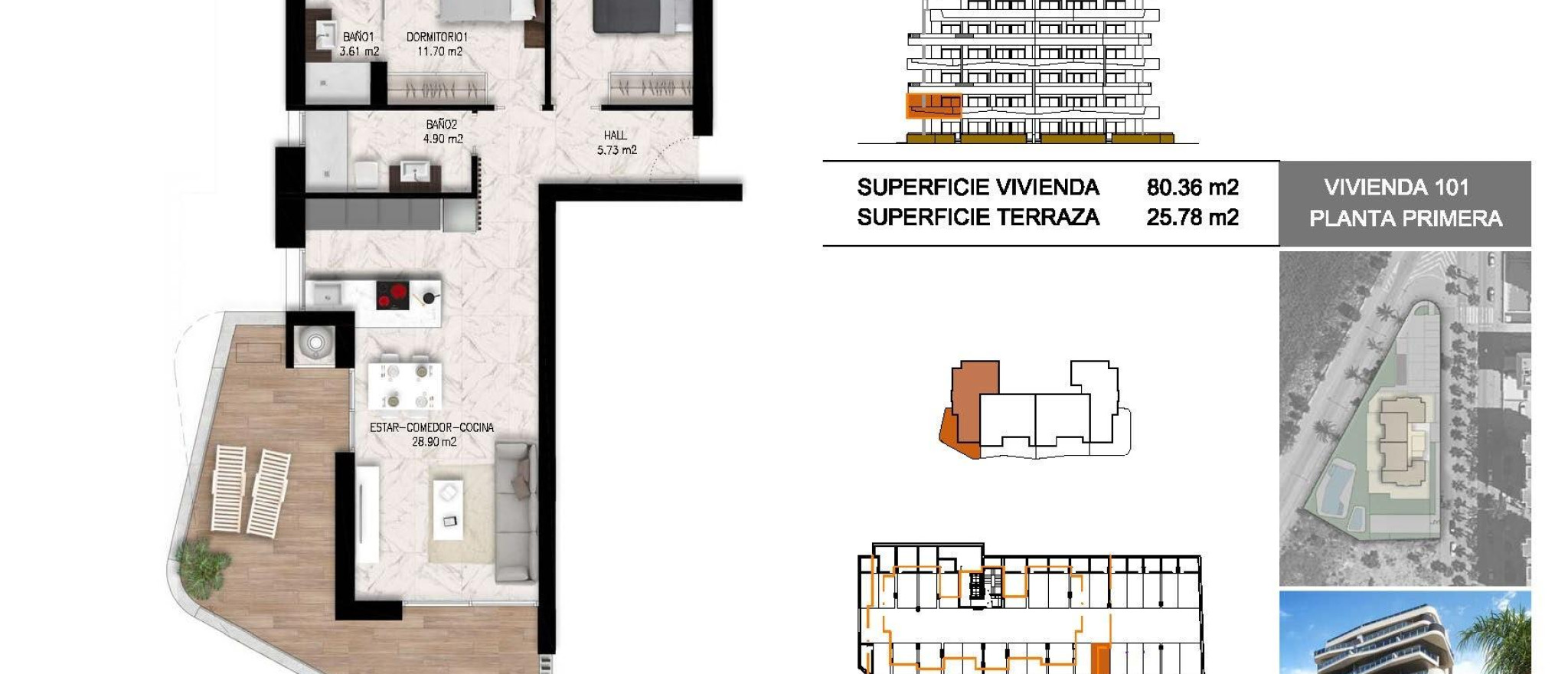 Nýbygging - Íbúð - Guardamar del Segura - Puerto