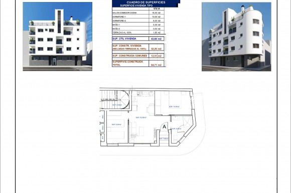 Nýbygging - Íbúð - Torrevieja - Centro