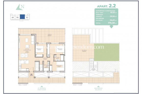 Nýbygging - Penthouse - Los Alcazares - Serena Golf