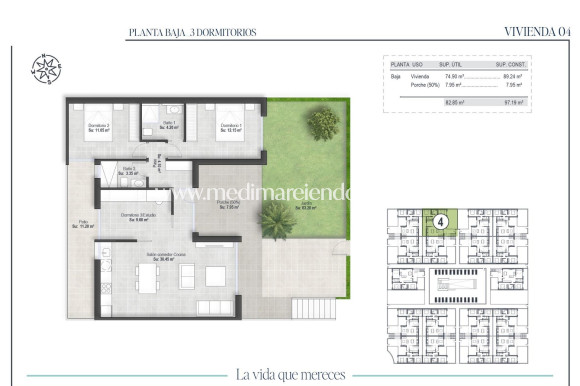 Nybyggnad - Bungalow - Alhama De Murcia - Condado De Alhama