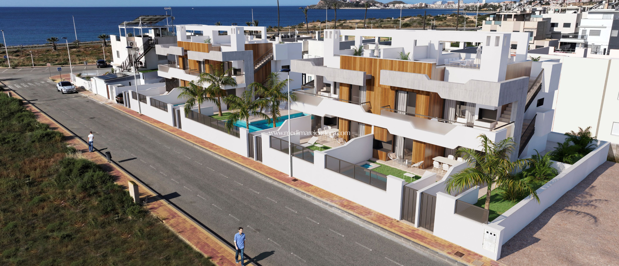 Nybyggnad - Hög bungalow - Mazarron - Mazarrón