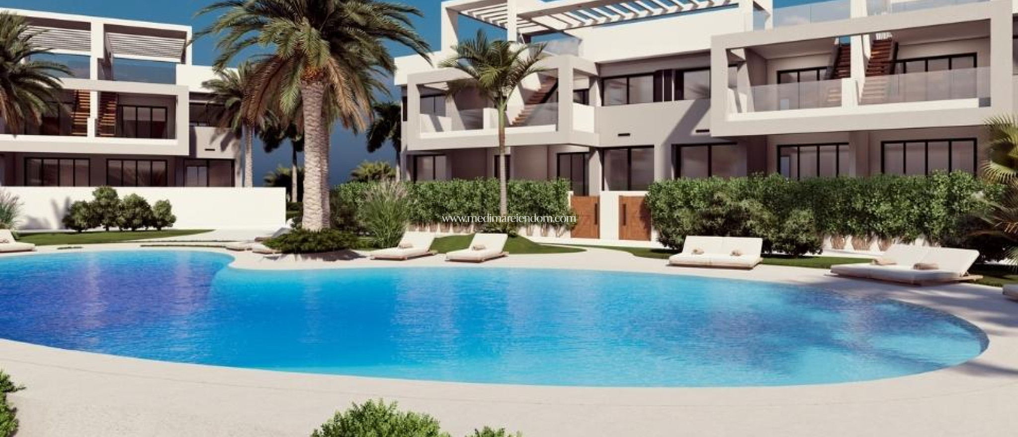 Nybyggnad - Låg bungalow - Torrevieja