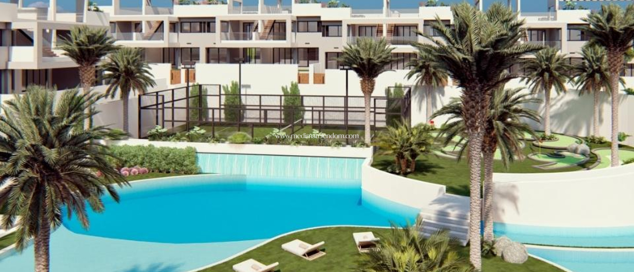Nybyggnad - Låg bungalow - Torrevieja