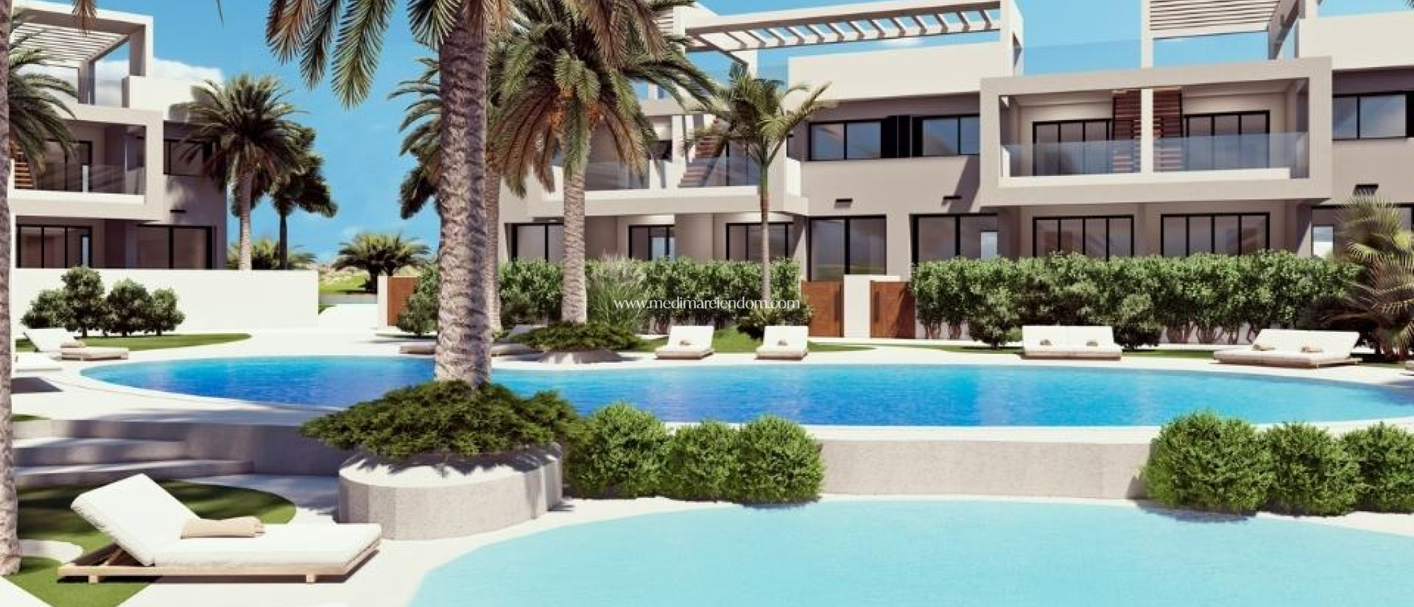 Nybyggnad - Låg bungalow - Torrevieja