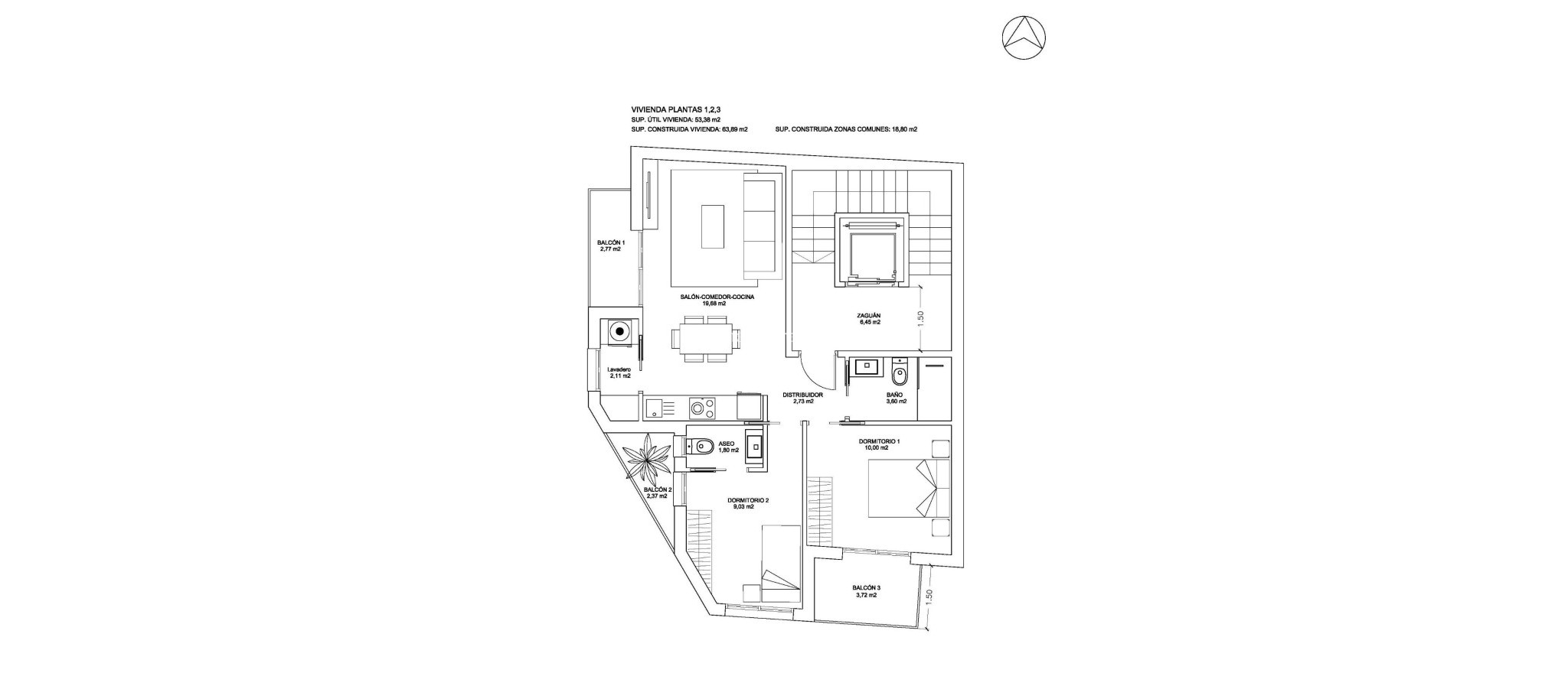 Nybyggnad - Lägenhet - Bigastro - centro
