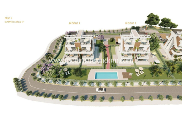 Nybyggnad - Lägenhet - Fuente Álamo - Hacienda del Alamo