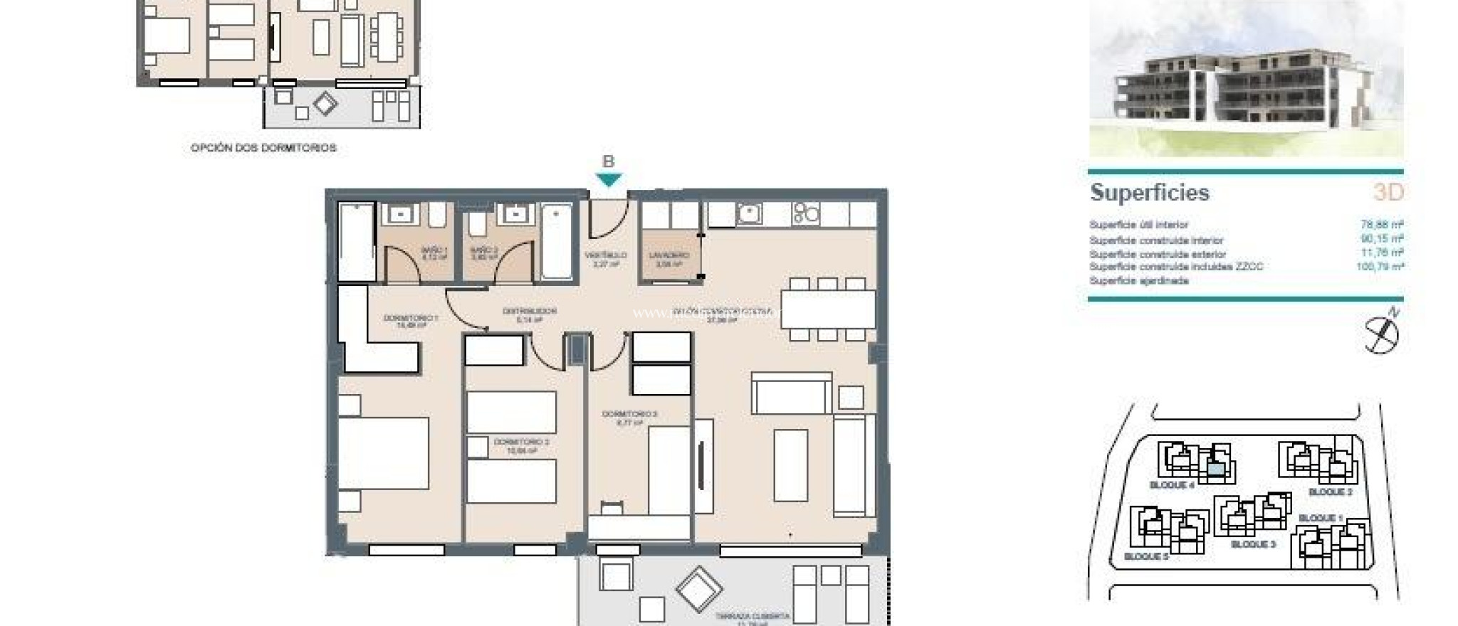Nybyggnad - Lägenhet - Godella - Urb. Campolivar