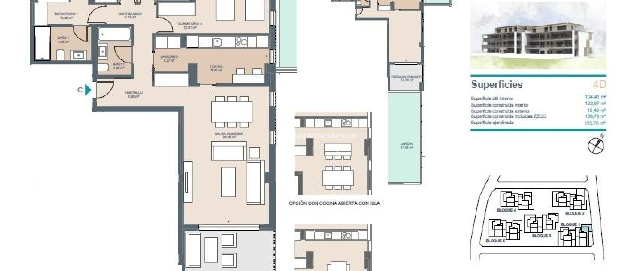 Nybyggnad - Lägenhet - Godella - Urb. Campolivar