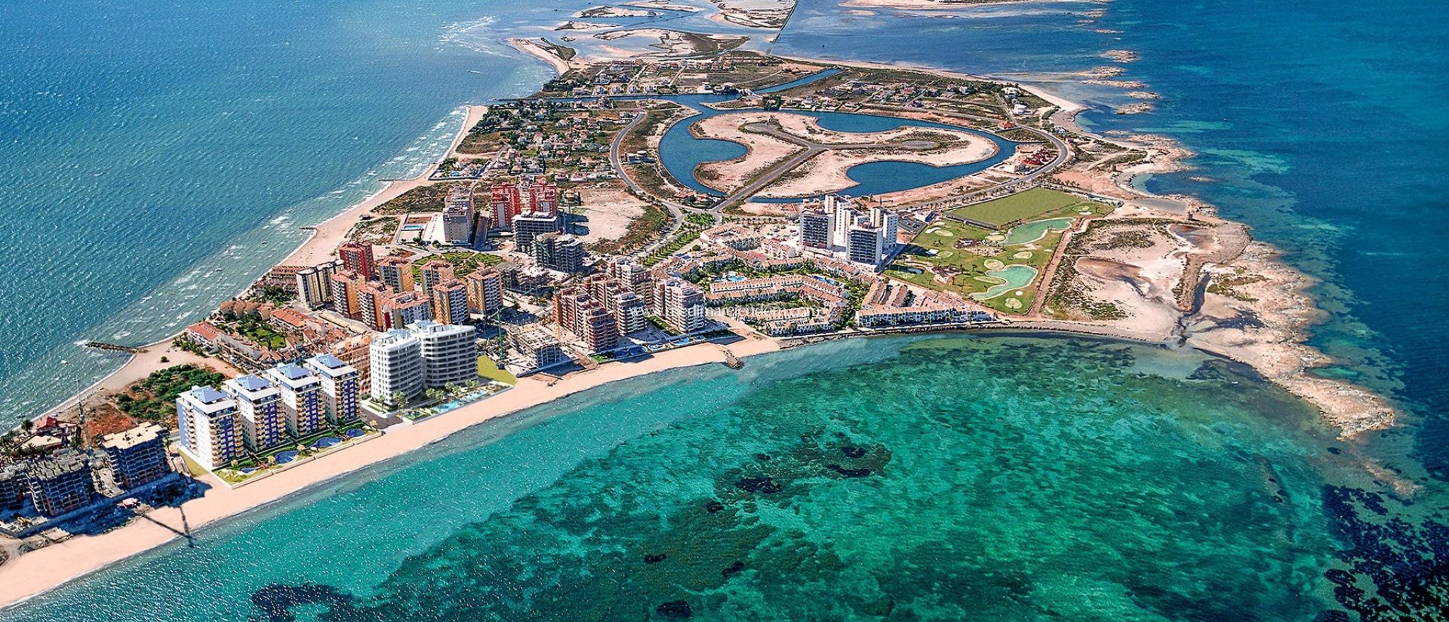 Nybyggnad - Lägenhet - La Manga del Mar Menor - 1ª Linea Del Mar Mediterraneo