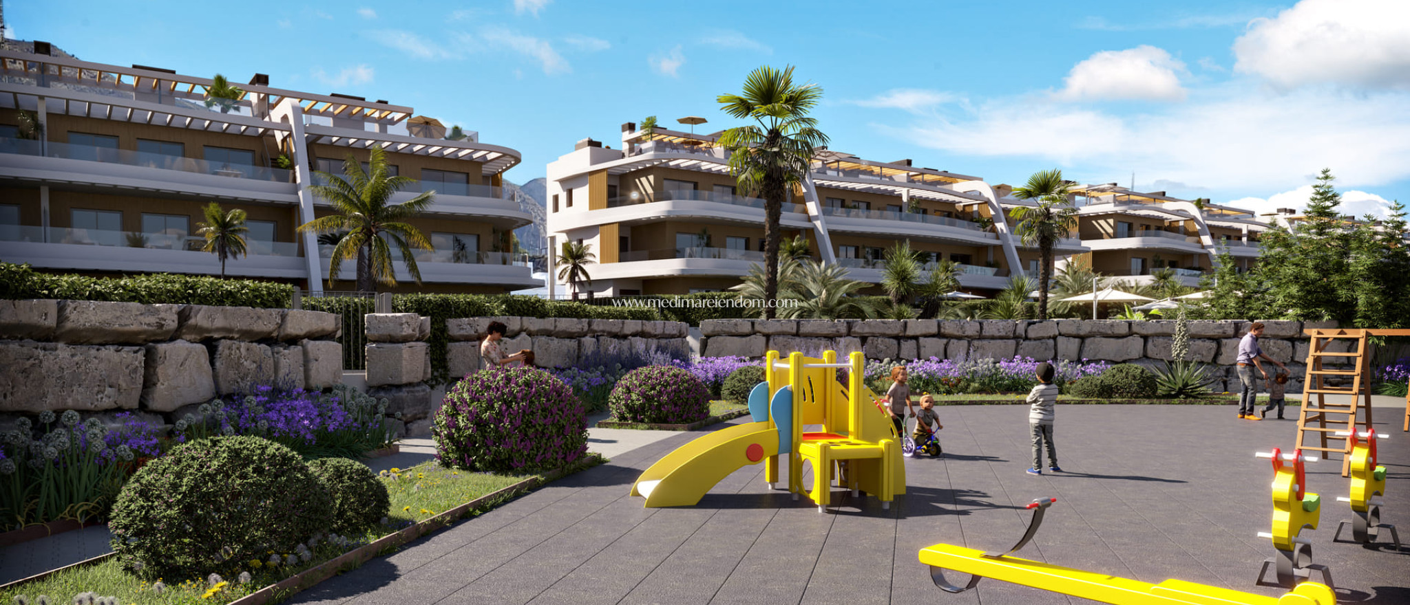 Nybyggnad - Lägenhet på bottenvåningen - Finestrat