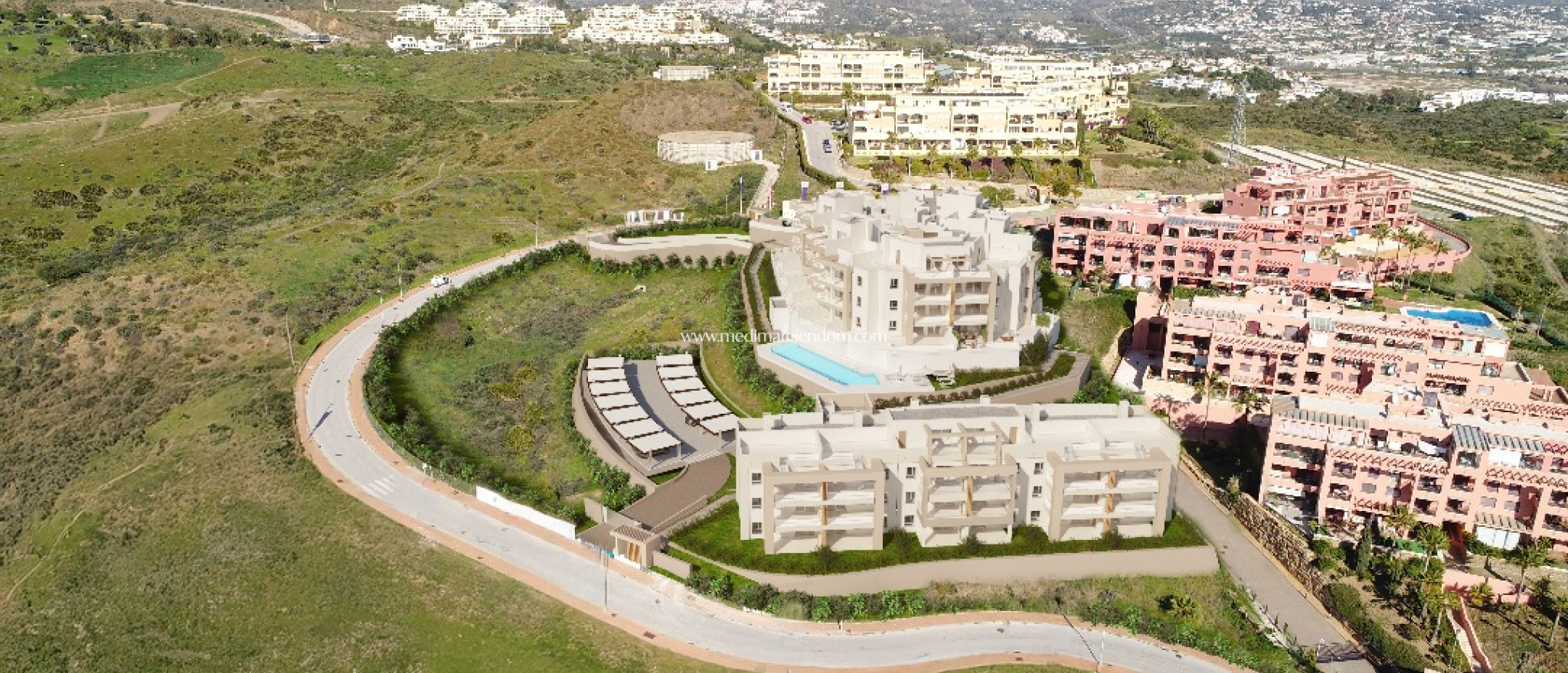 Nybyggnad - Lägenhet på bottenvåningen - Las Lagunas de Mijas