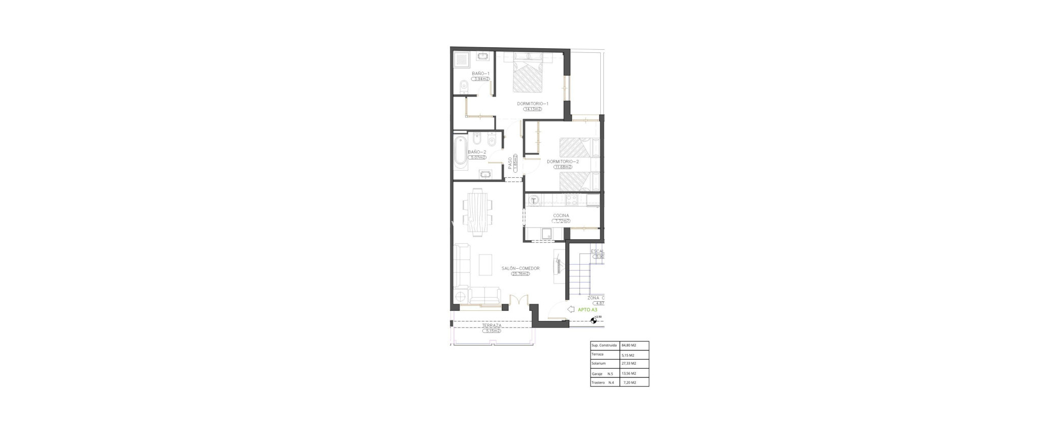 Nybyggnad - Penthouse - Cuevas Del Almanzora - Herrerias