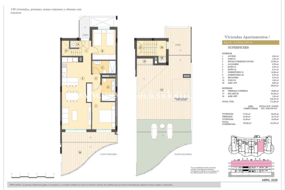 Nybyggnad - Penthouse - Finestrat - Campana Garden