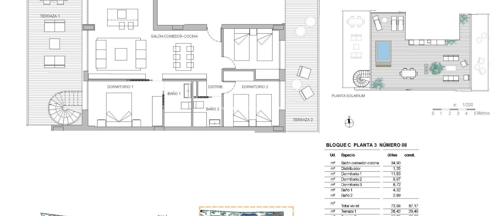 Nybyggnad - Penthouse - la Nucia - Ciudad del Deporte