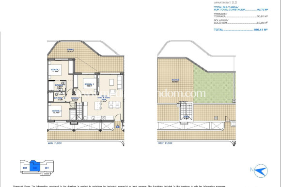 Nybyggnad - Penthouse - Los Alcazares - Serena Golf