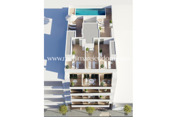 Nybyggnad - Penthouse - Torrevieja - Centro