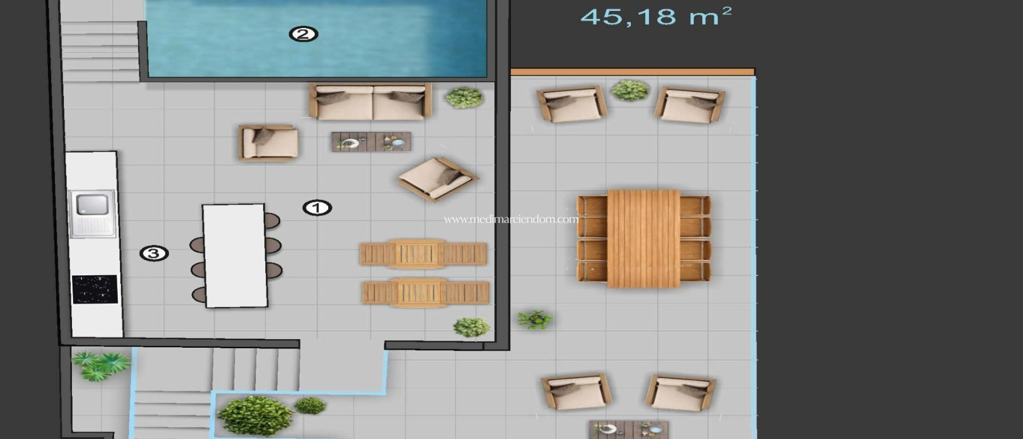 Nybyggnad - Penthouse - Torrevieja - Centro