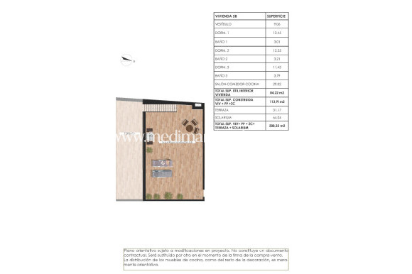 Nybyggnad - Penthouse - Torrevieja - Parque de las Naciones