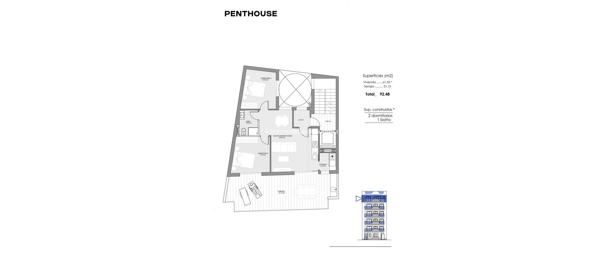 Nybyggnad - Penthouse - Torrevieja - Playa De Los Locos