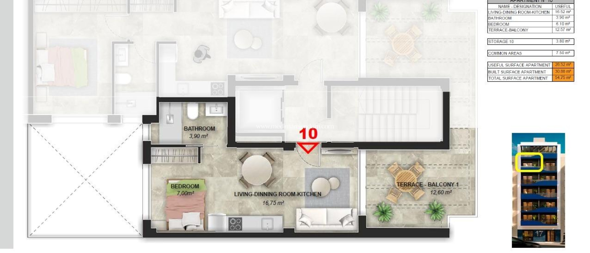 Nybyggnad - Penthouse - Torrevieja - Playa del Acequión