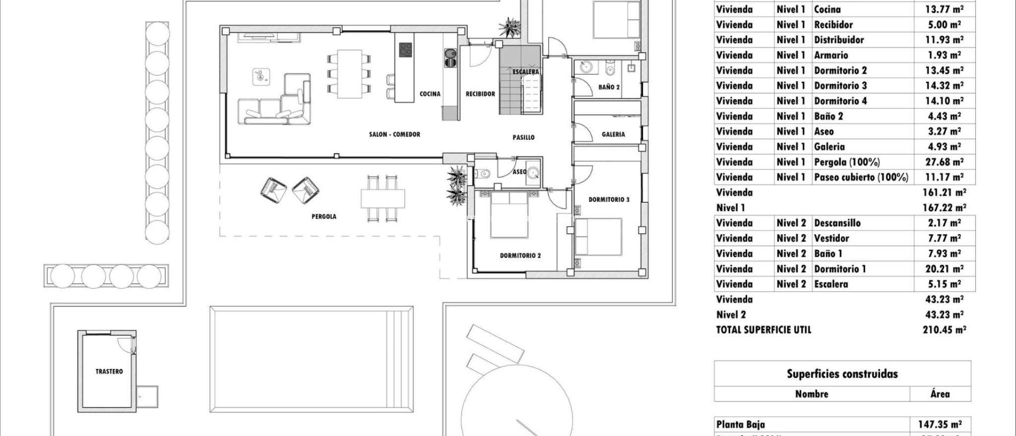 Nybyggnad - Villa - Aspe - Poligono 19