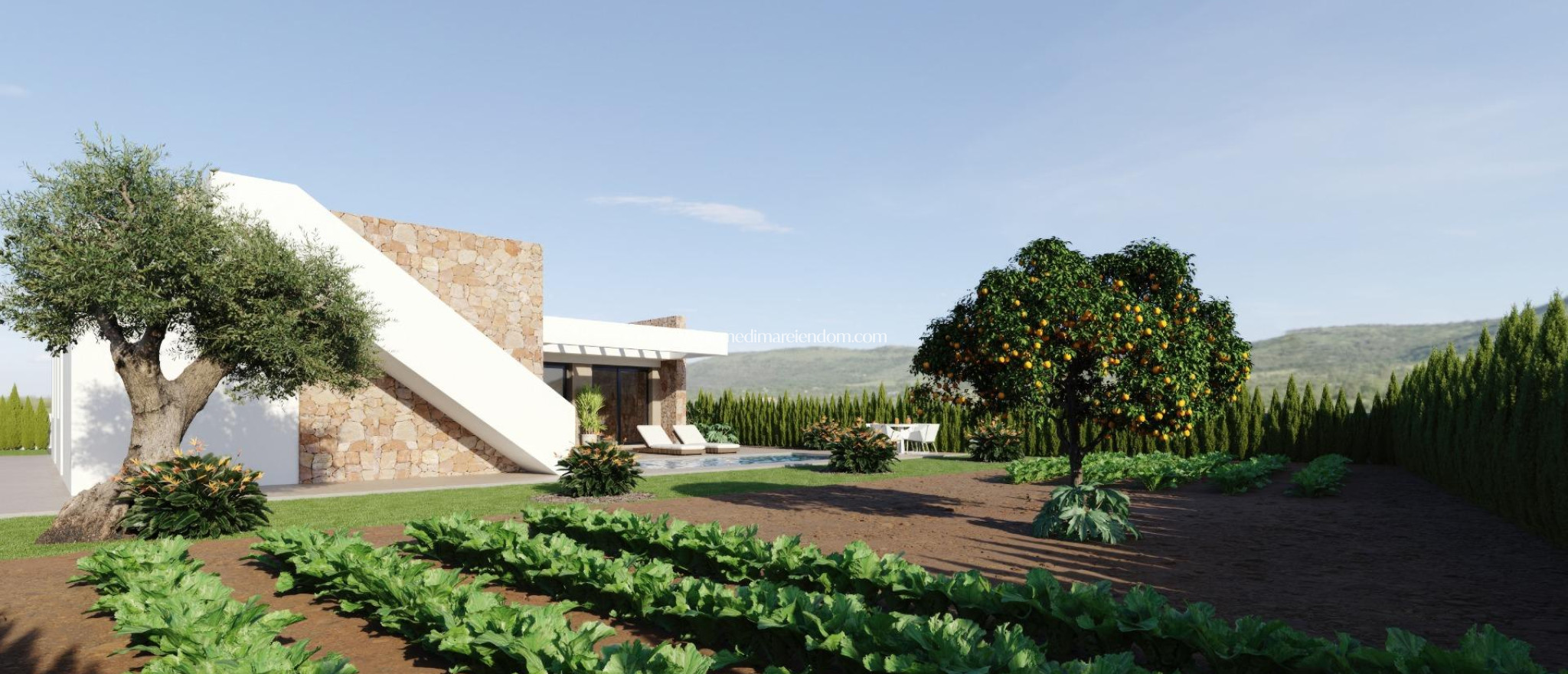 Nybyggnad - Villa - Fuente Álamo - Hacienda del Alamo