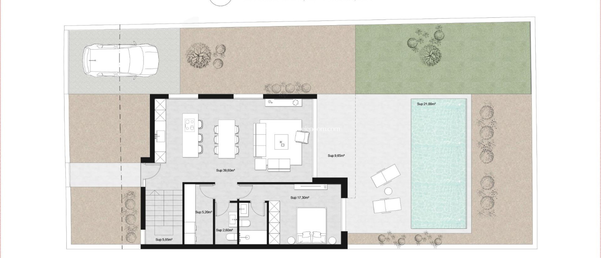 Nybyggnad - Villa - Molina De Segura - Urb. La Quinta