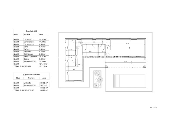 Nybyggnad - Villa - Pinoso - Lel