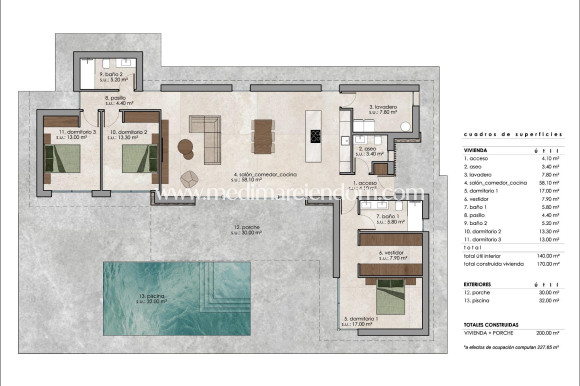 Nybyggnad - Villa - Pinoso - Lel