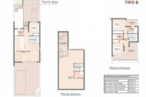 Obra Nueva - Adosado - Algorfa - La Finca Golf