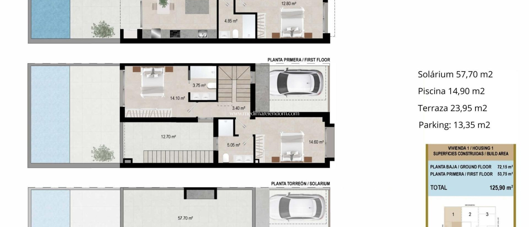 Obra Nueva - Adosado - San Javier - pueblo