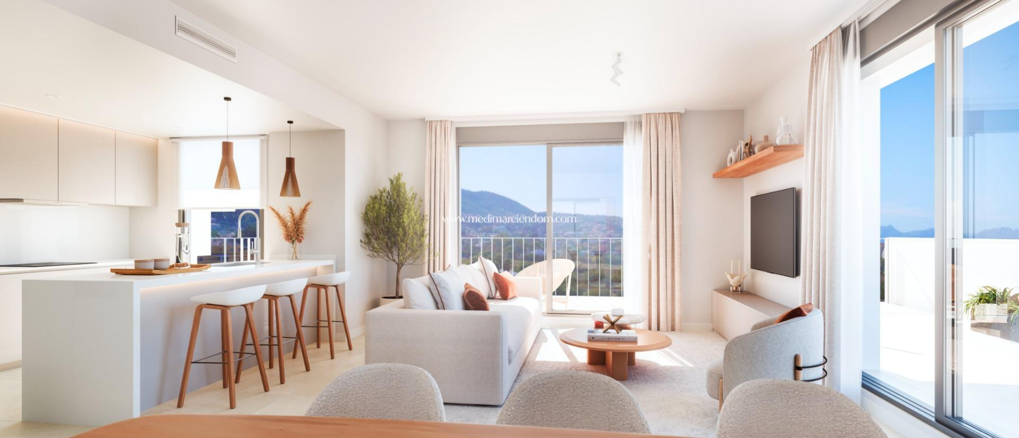 Obra Nueva - Apartamento en planta baja - Denia - Puerto Denia