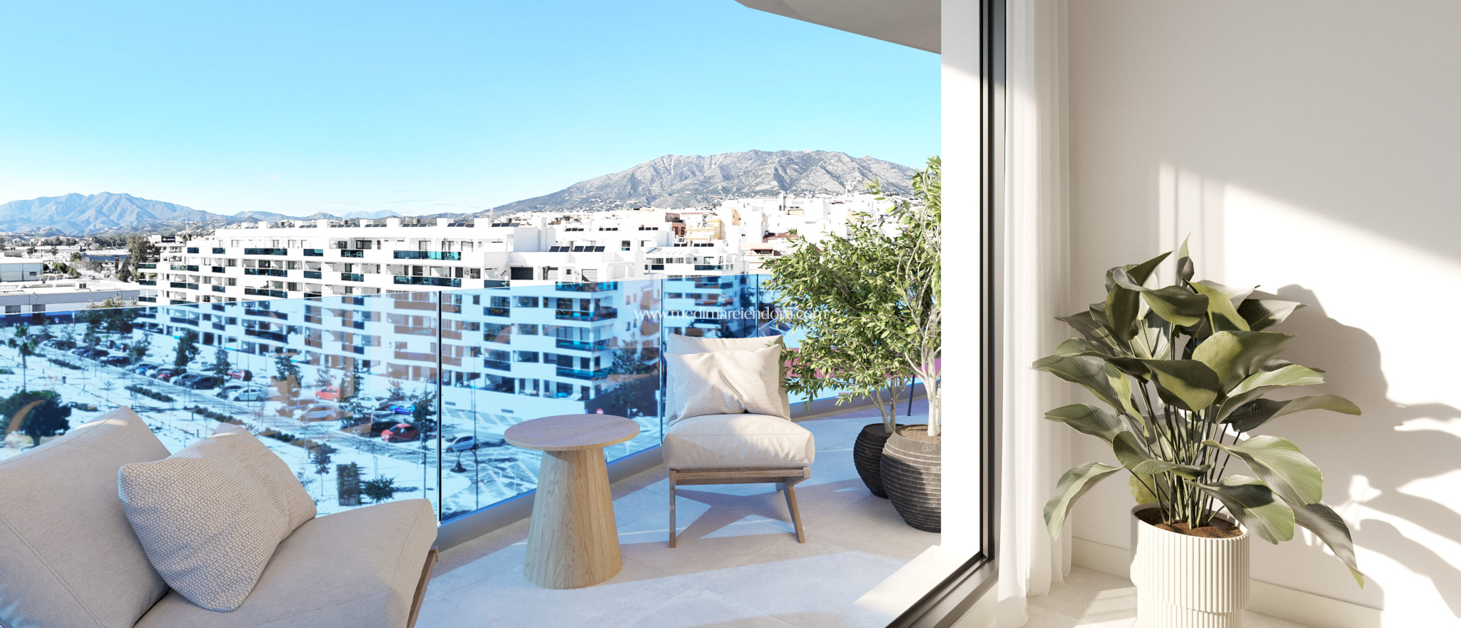 Obra Nueva - Apartamento en planta baja - Las Lagunas de Mijas