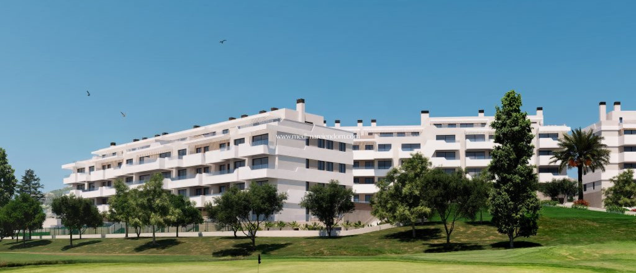 Obra Nueva - Apartamento en planta baja - Las Lagunas de Mijas
