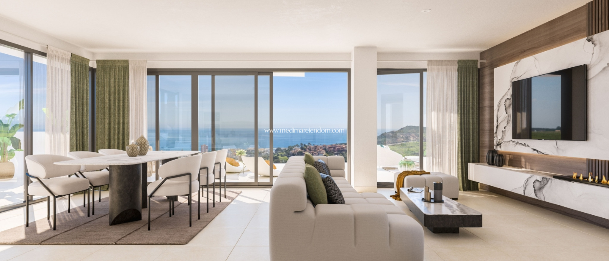 Obra Nueva - Apartamento en planta baja - Manilva