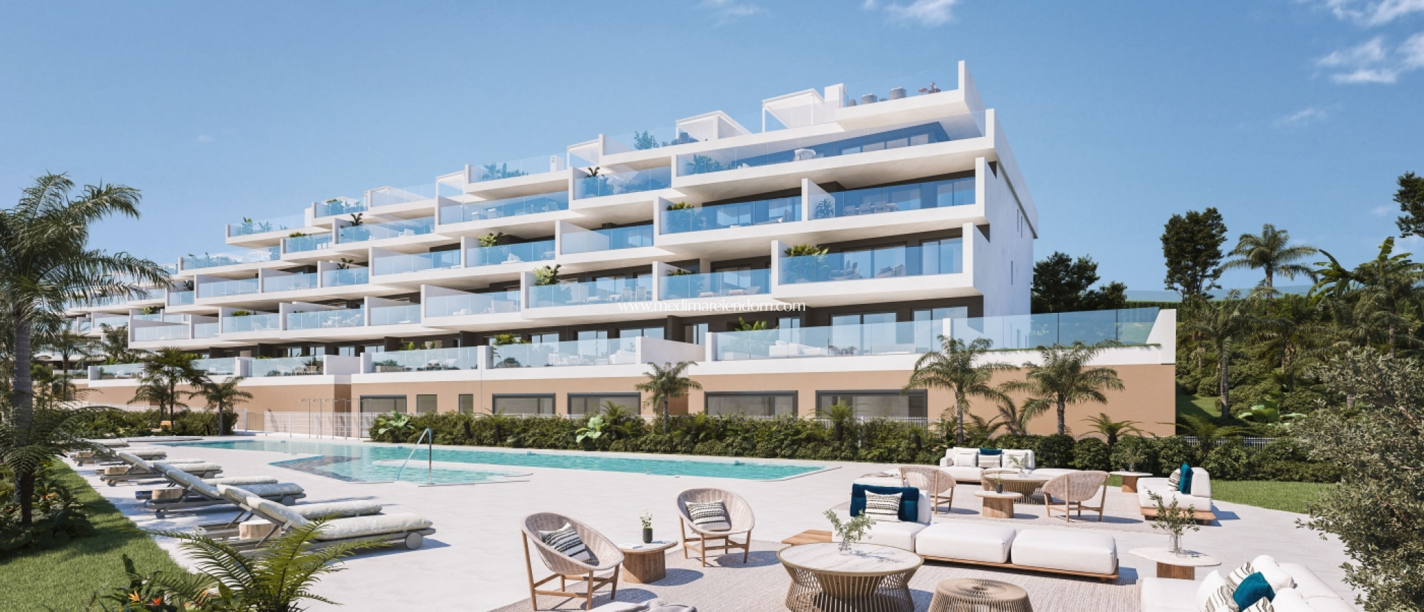 Obra Nueva - Apartamento en planta baja - Manilva