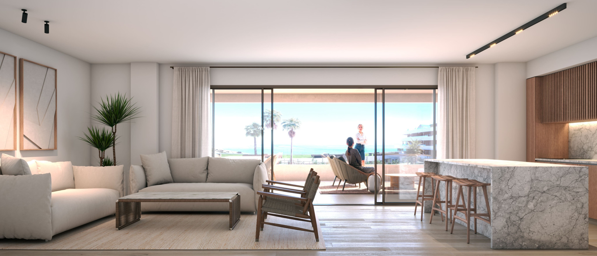 Obra Nueva - Apartamento en planta baja - Manilva