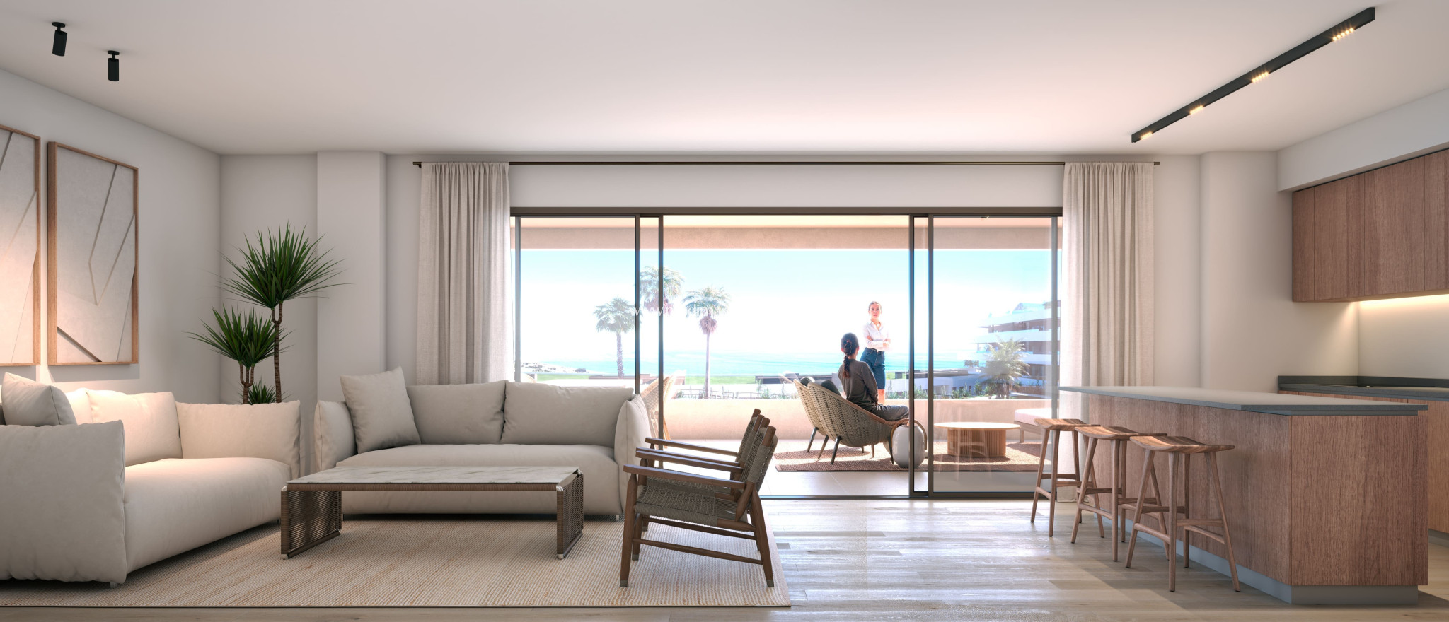 Obra Nueva - Apartamento en planta baja - Manilva