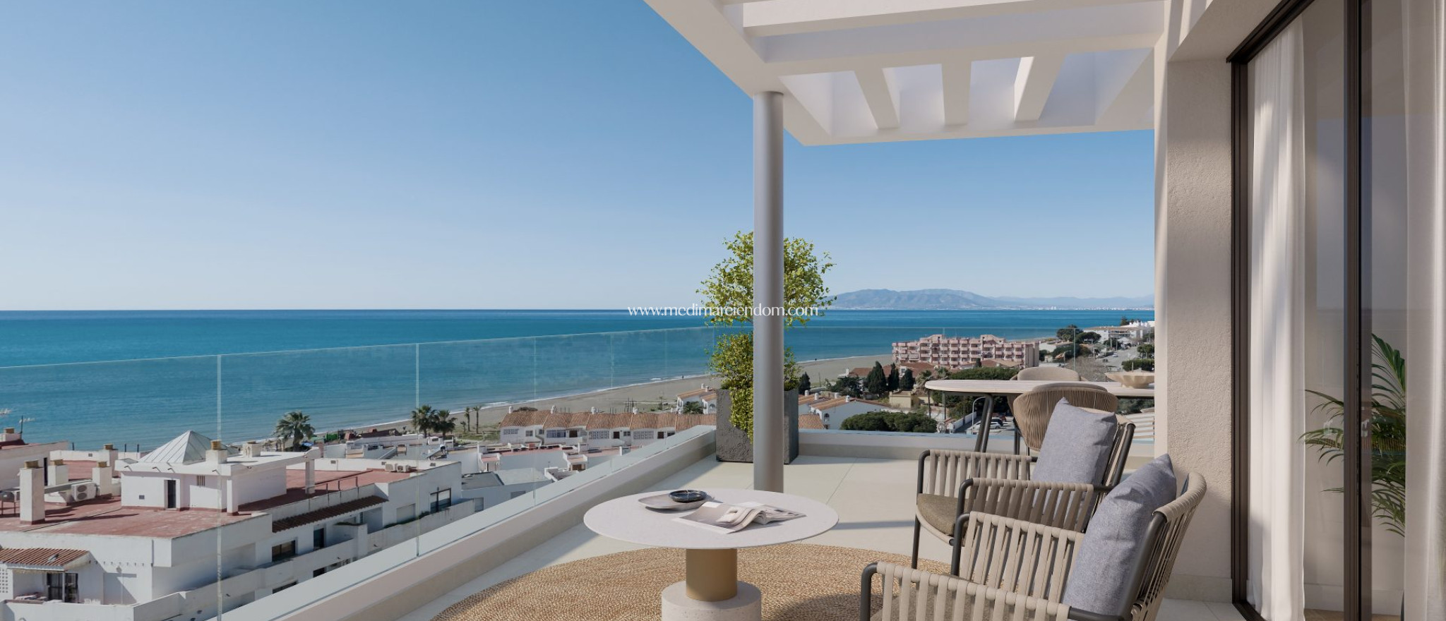 Obra Nueva - Apartamento en planta baja - Torre de Benagalbón