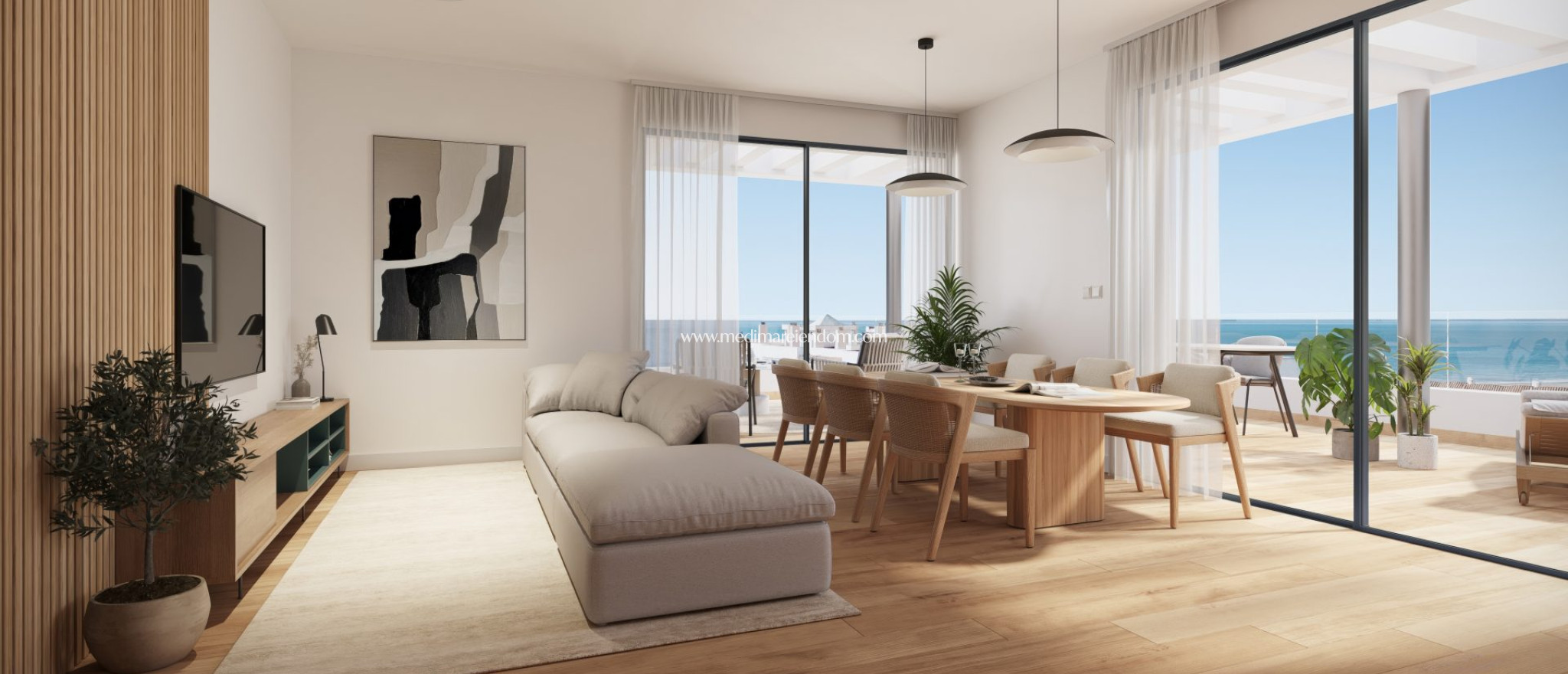 Obra Nueva - Apartamento en planta baja - Torre de Benagalbón
