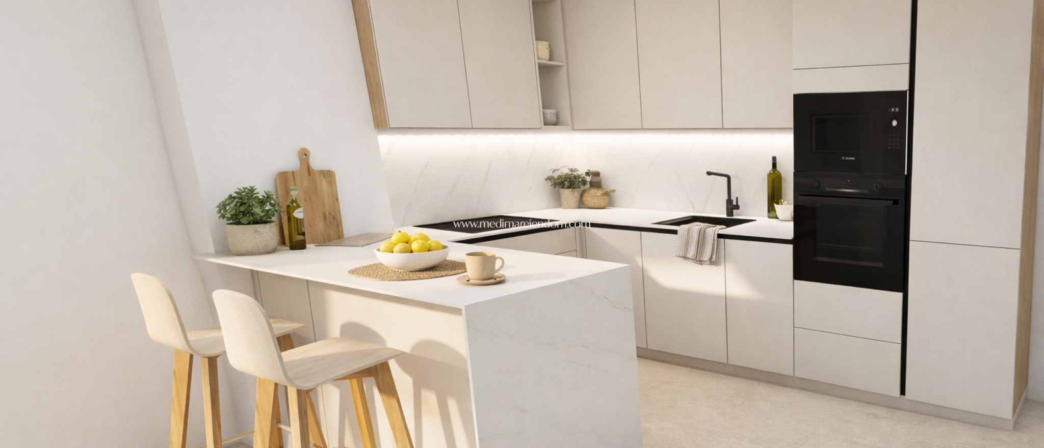 Obra Nueva - Apartamento en planta baja - Torre de Benagalbón