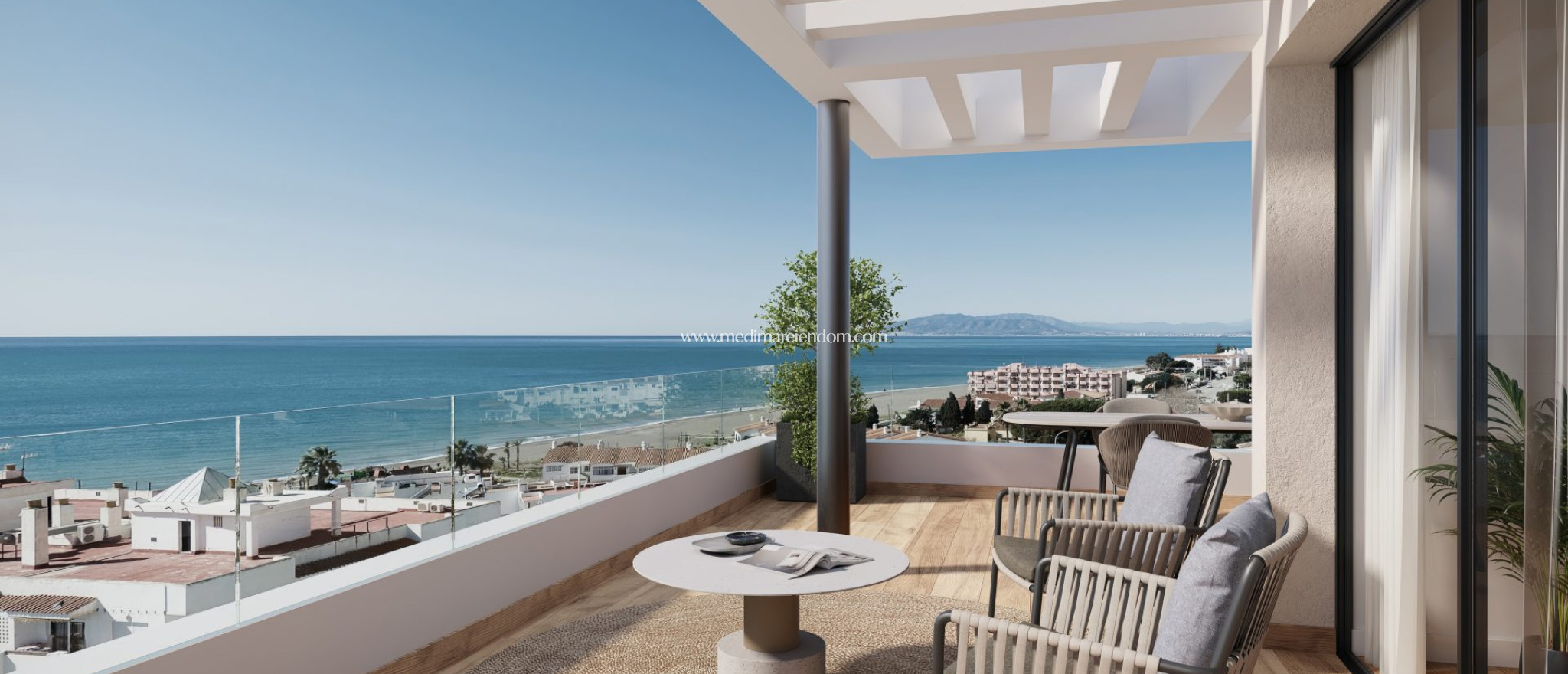 Obra Nueva - Apartamento en planta baja - Torre de Benagalbón