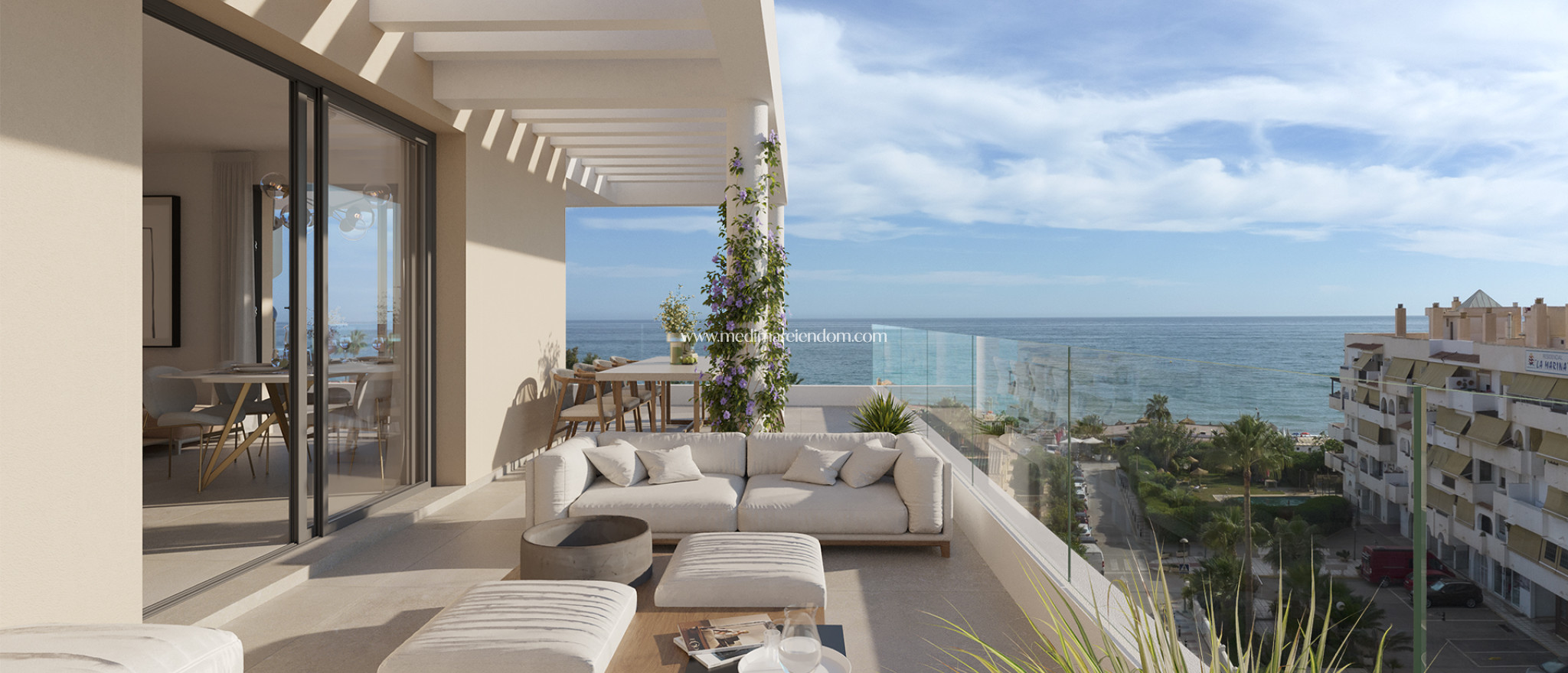 Obra Nueva - Apartamento en planta baja - Torre de Benagalbón